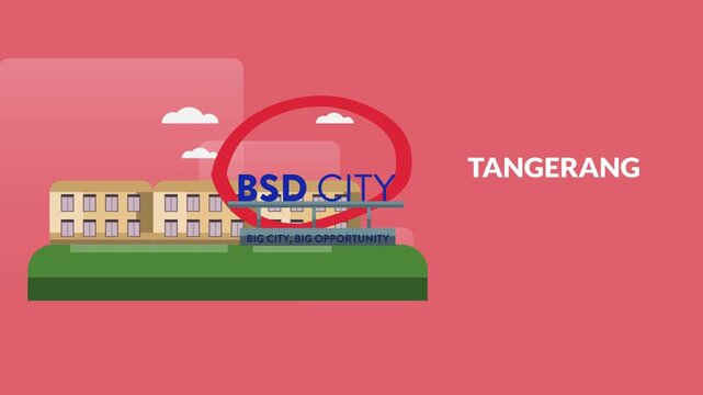Indonesian Cities 2D Animation (TANGERANG)