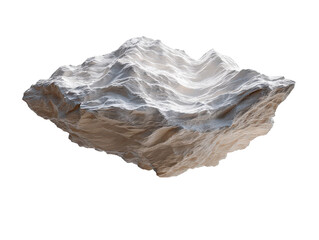 Erosion's Whisper: A weathered stone, shaped by the relentless caress of time and the elements, stands as a testament to nature's artistry and the earth's enduring spirit.