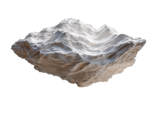 Erosion's Whisper: A weathered stone, shaped by the relentless caress of time and the elements, stands as a testament to nature's artistry and the earth's enduring spirit.