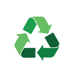 Obraz premium Green Recycling Symbol