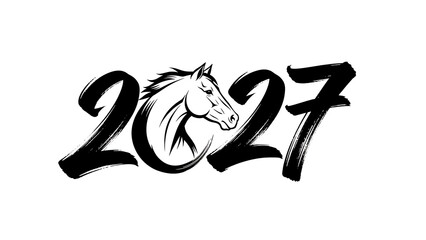 New Year 2027 Power Speed And Progress Concept