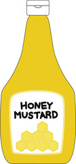 허니머스타드honeymustard소스sauce_테두리