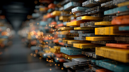 Metadata Tagging and Taxonomy Structures, the concept of digital data organization with an image showing metadata tagging and taxonomy structures being applied to files and documents