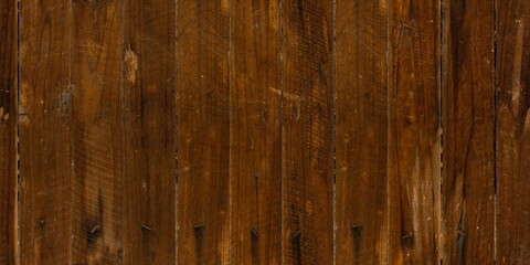 Rustic Distressed Detailed Brown Wooden Panel Plank Background Texture