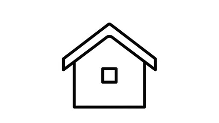 Crossed spoon and fork icon for restaurant menu, food service, minimalist line art