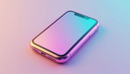 Smartphone mockup render