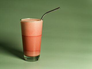 Frappe drink in glass