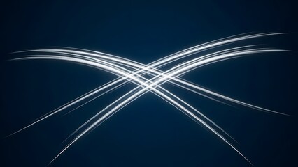 An abstract blue star glow patterns a futuristic motion wave across a dark space background with glowing technology lines and bright energy wallpaper design