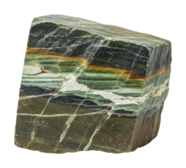 Exploring unique natural stone varieties isolated on transparent background