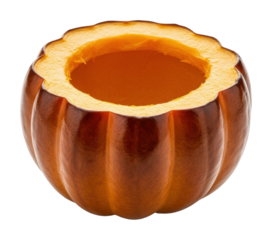 Pumpkin carving event kitchen food cozy atmosphere isolated on transparent background