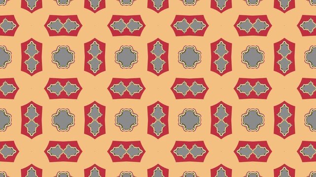 vector seamless pattern with abstract elements