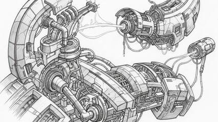 Obraz premium Mechanical parts