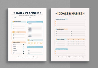 Daily Planner And Habit Tracker