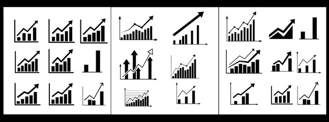 Collection of various bar graphs and charts