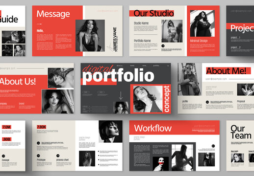 Modern Creative Digital Portfolio Deck
