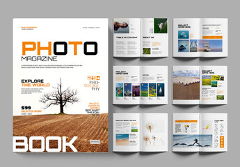 Photo Book Layout Template