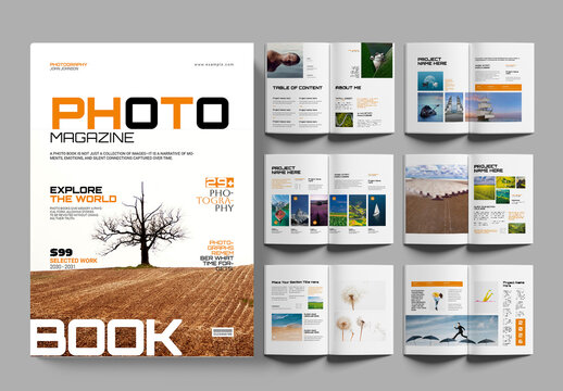 Photo Book Layout Template