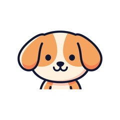 Adorable Cartoon Dog Illustration