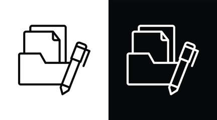 record Two-tone version in black and white background