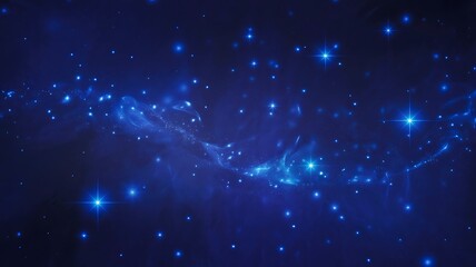 Obraz premium Deep space galaxy background with glowing stars and nebula 