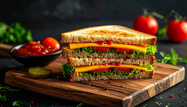 Ploughman&rsquo;s Lunch cheese sandwich