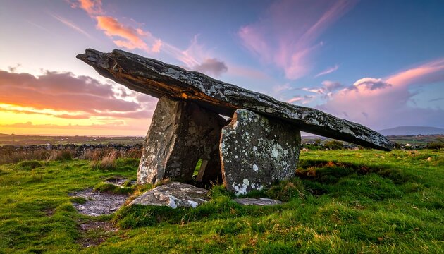 Poulnabrone Dolmen - A Neolithic Portal to Ancient Ireland.