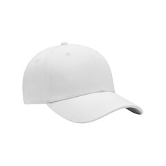 Fototapeta premium Simple white baseball cap isolated on transparent background