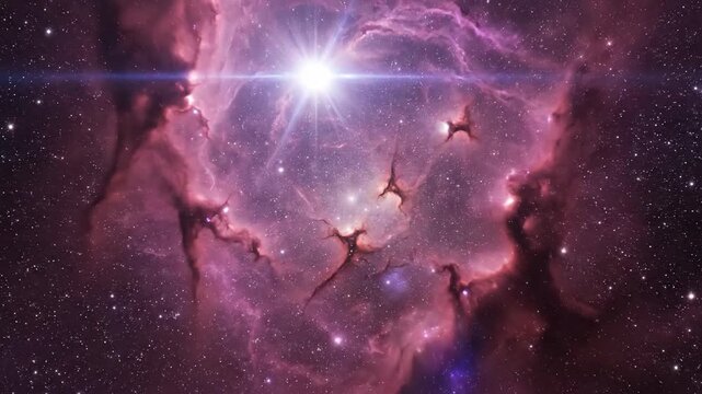 Celestial nebula cloud deep space exploration galactic phenomenon