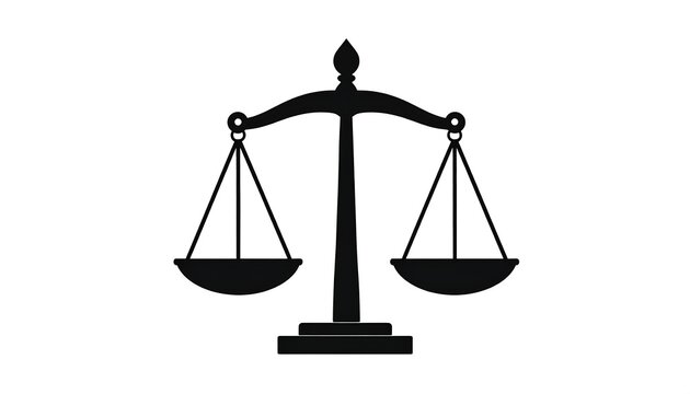 Scales of Justice - Symbol of Law and Fairness in Balance.