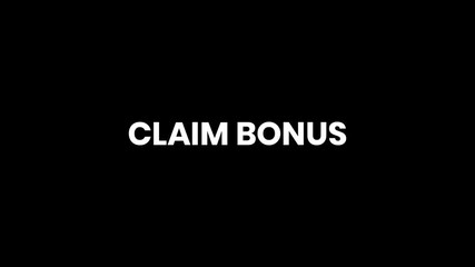 Claim Bonus Breaking Glitch Text Animation 4K for Rewards Programs, Offers, and Incentive Promotions