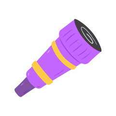 Purple and Yellow Spyglass Telescope