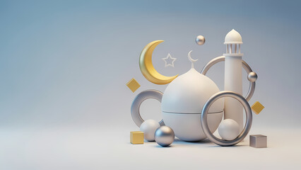 3D Illustration of Plant Cell Structure with Organelles