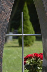 friedhof, grabdekoration