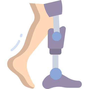 Prosthetic Leg Icon