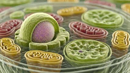 Abstract pizza slice illustration with vibrant red and yellow gradient