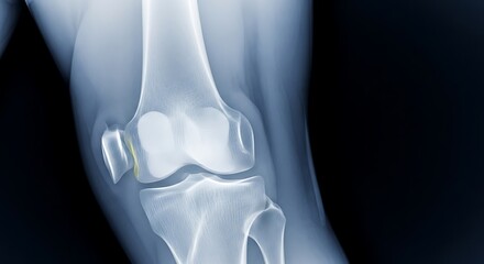Knee Joint X-Ray - Medical Imaging for Diagnosis.