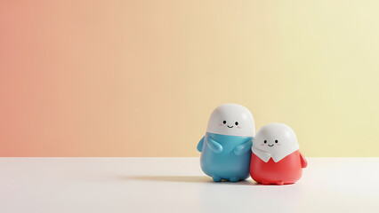 Abstract pizza slice illustration with vibrant red and yellow gradient