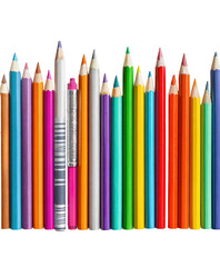 Colorful pencils in a row (1)