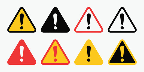 Danger sign warning sign attention sign, danger icon warning icon attention icon, vector illustration for safety alerts, hazard communication, workplace warning, and risk awareness.