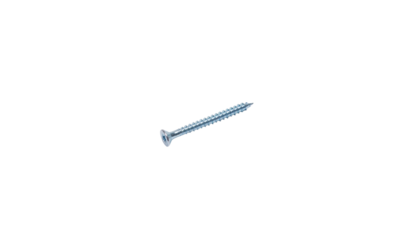 An isolated single metallic nail is presented diagonally against a plain white background in a digital image png with transparency