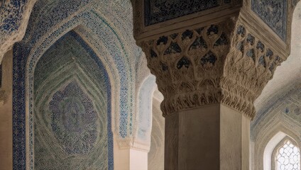 Intricate Islamic Architecture - A Glimpse into Ornate Interior Design.