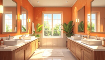 Freundliches Familienbad