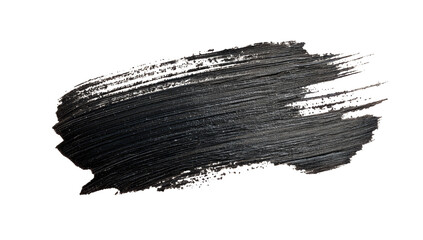 Dark, textured smear of a substance