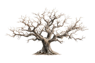 Naklejka premium Ornate olive tree sculpture