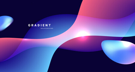 Smooth abstract background with flowing gradient waves and soft glowing shapes.