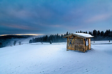 Winterlandschaft in Mitterfirmiansreuth