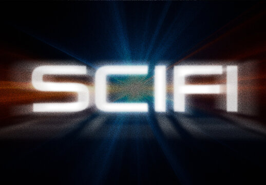 Sci-Fi Noise Text Effect