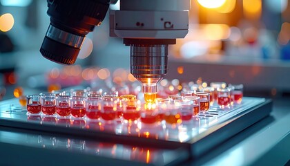 Robotic arm with laser performing microscopic tissue manipulation