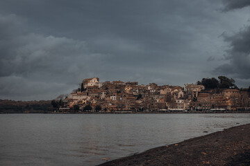 Landscape of small Italian city