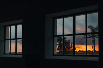 Countryside Farm at Golden Hour